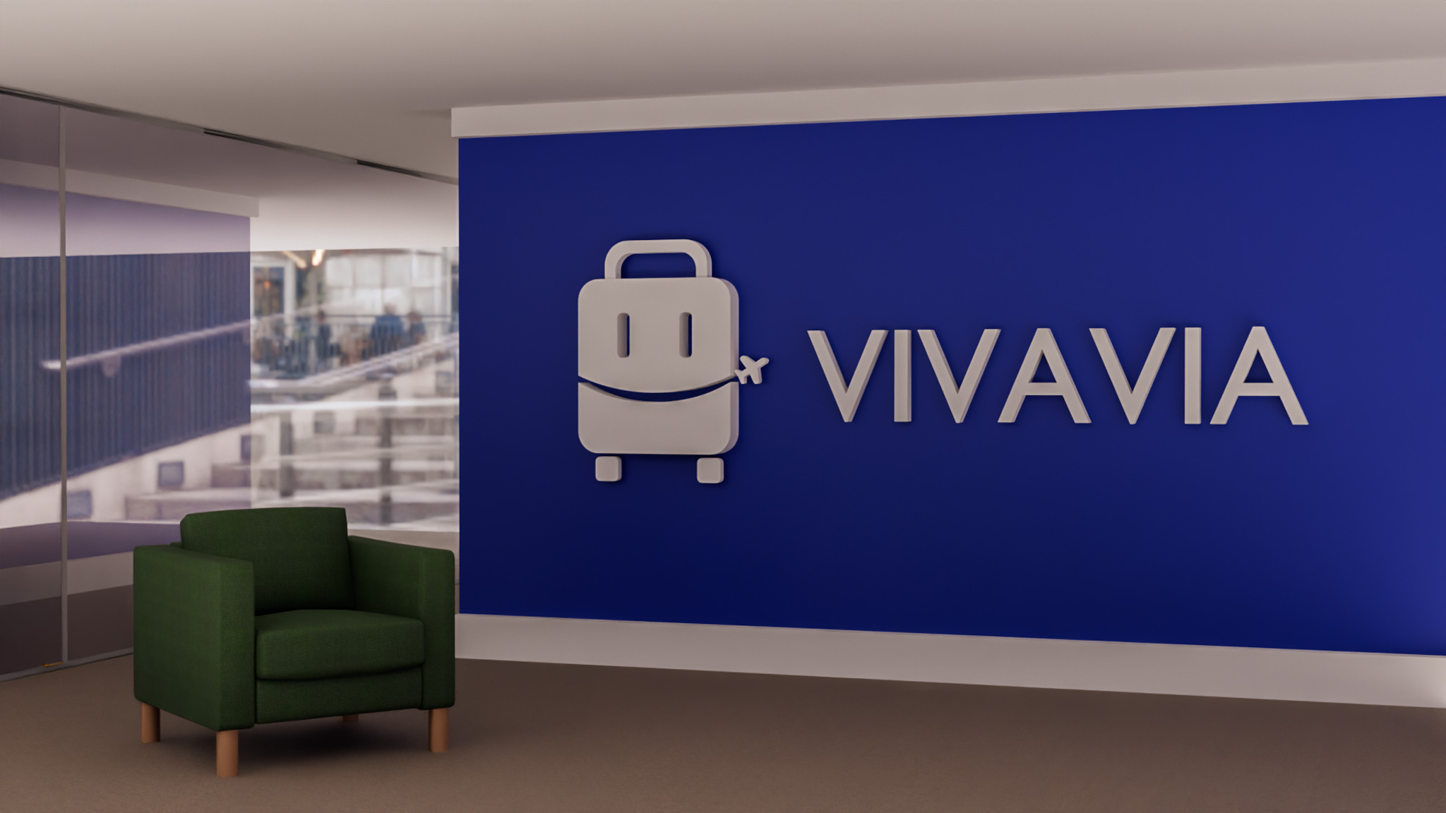 VIVAVIA 3D Render & Brand Assets